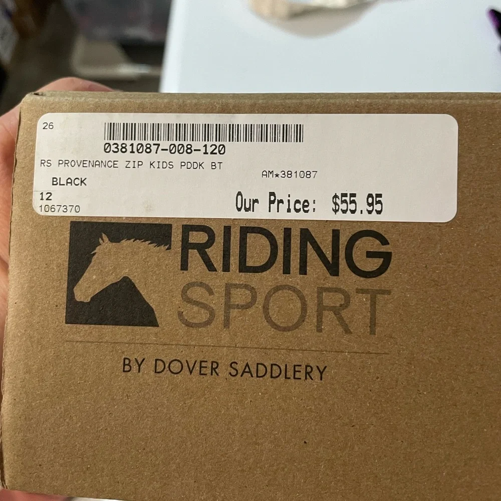 Riding Sport Kids Black Boots